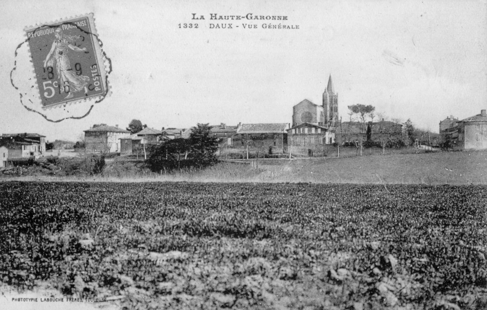 vue du village de daux
